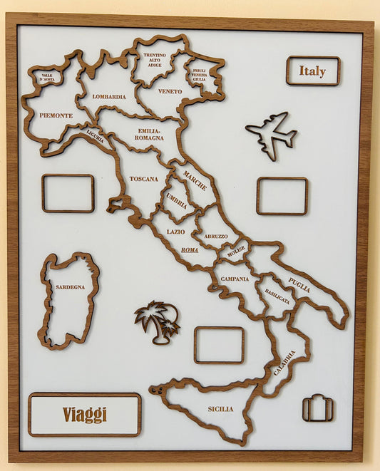 Mapa Viajero de Italia