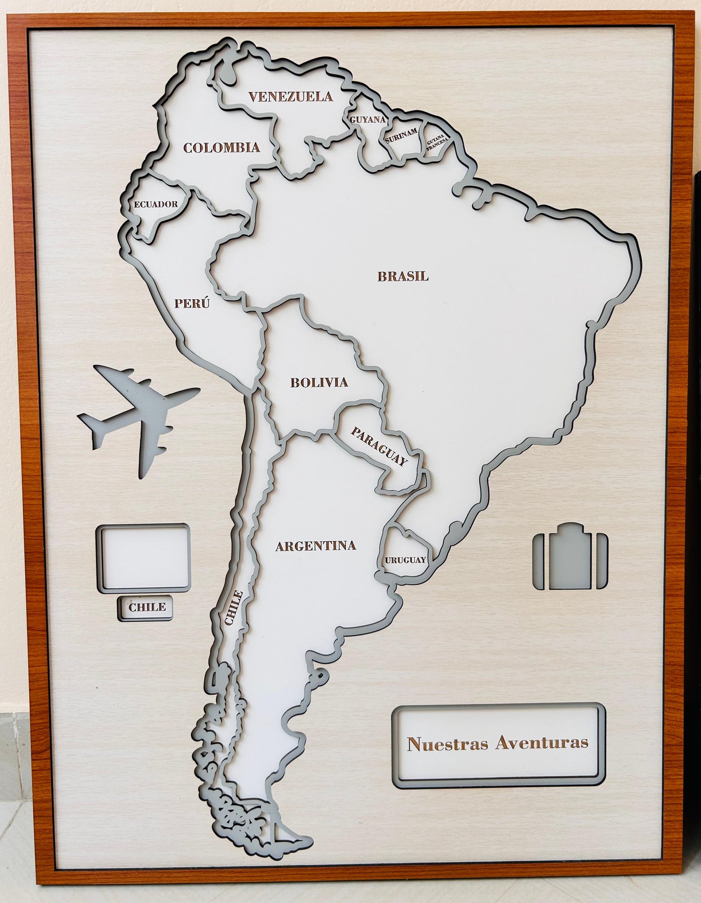 Mapa Viajero País (Puzzle)