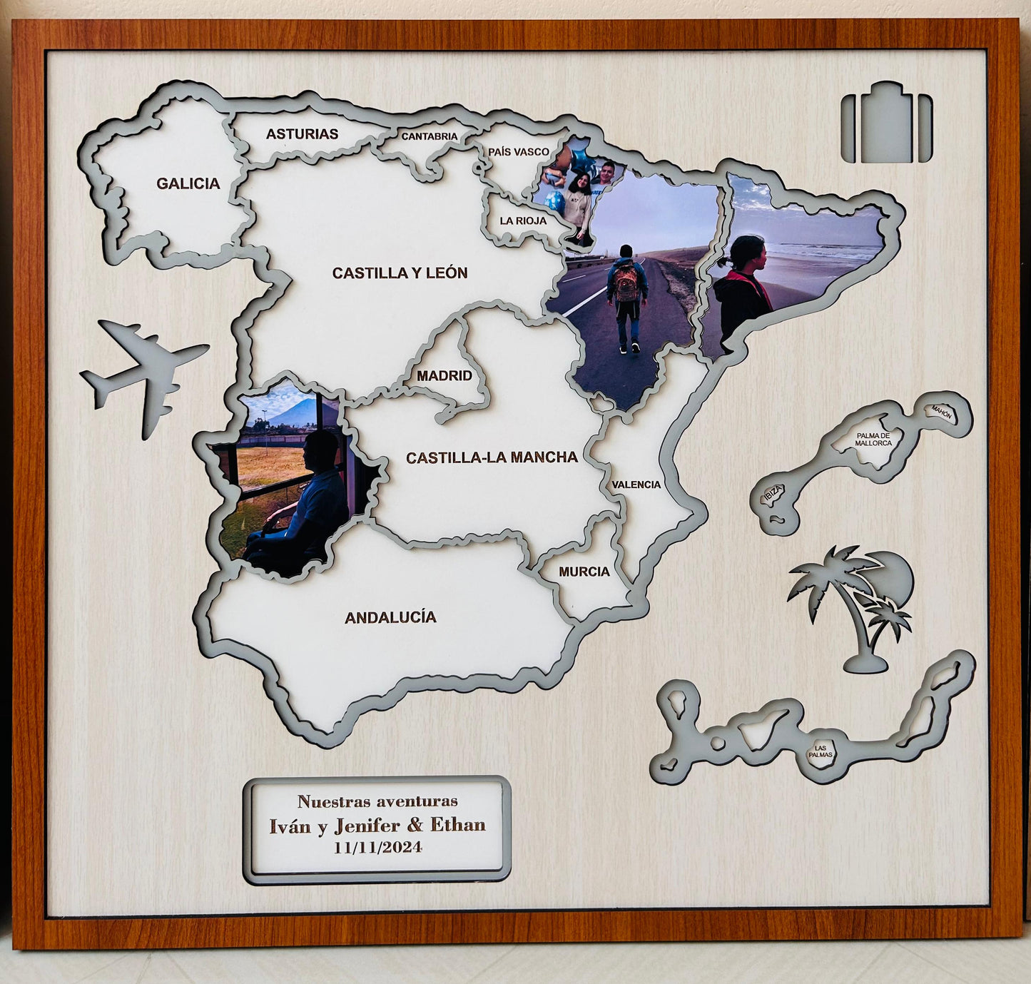 Mapa Viajero País (Puzzle)