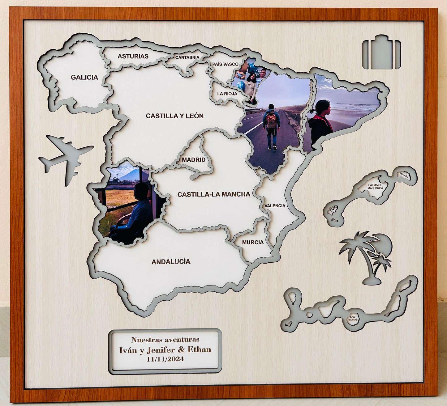 Mapa Viajero País (Puzzle)