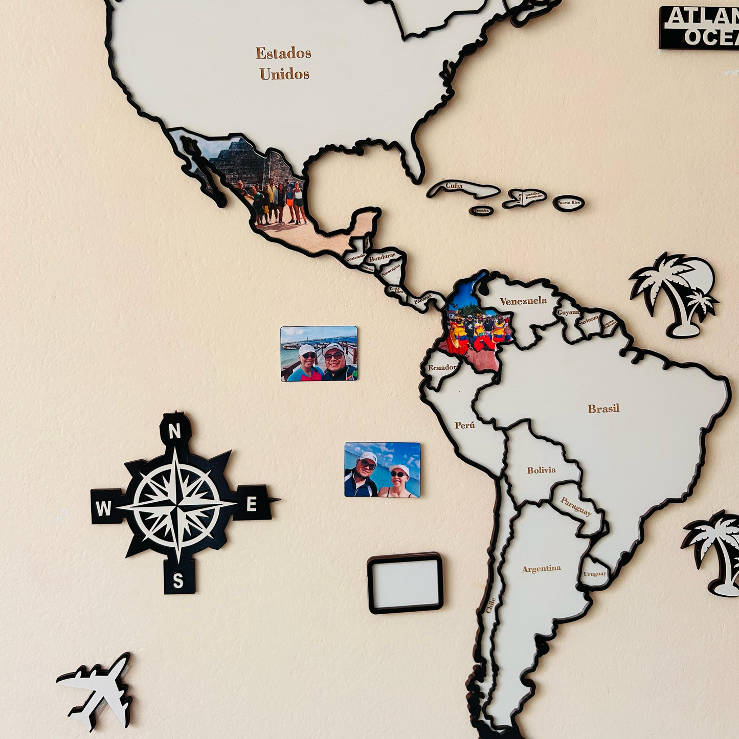 World Map Traveler Puzzle