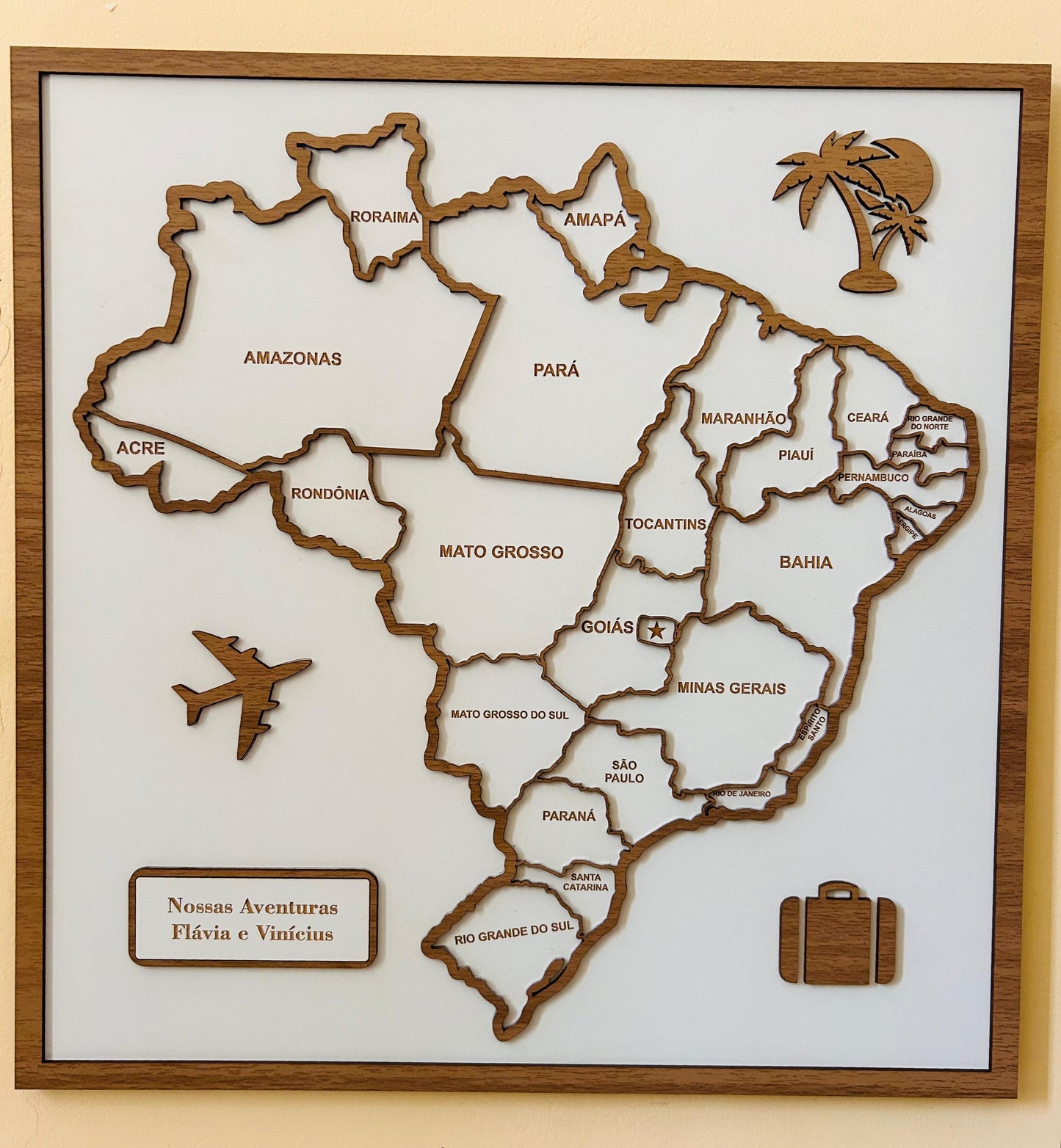 Mapa Viajero de Brasil