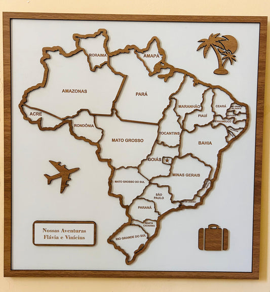 Brazil Travel Map