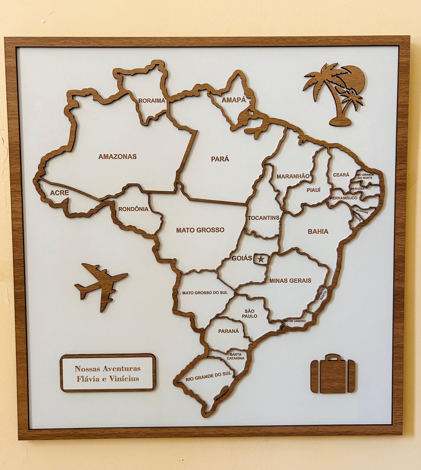 Mapa Viajero de Brasil