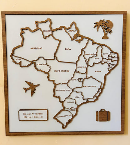 Brazil Travel Map