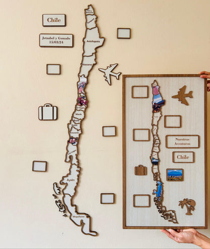 Chile Travel Map