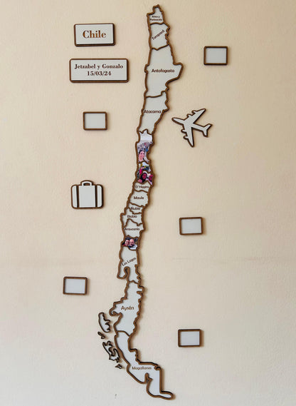 Chile Travel Map