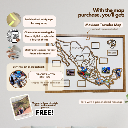 Mexican Traveler's Map