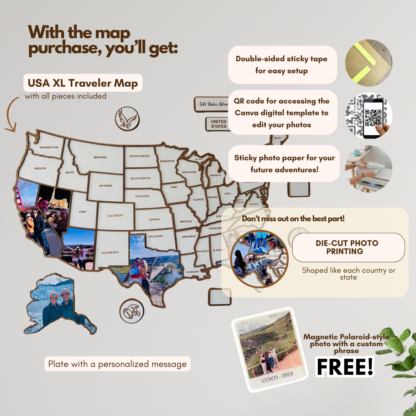 USA Traveler's Map